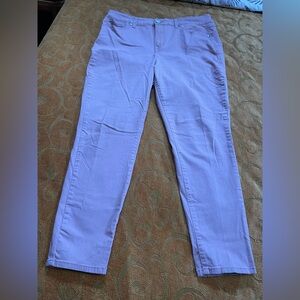 Seven7 Women's Skinny Pants in Pink